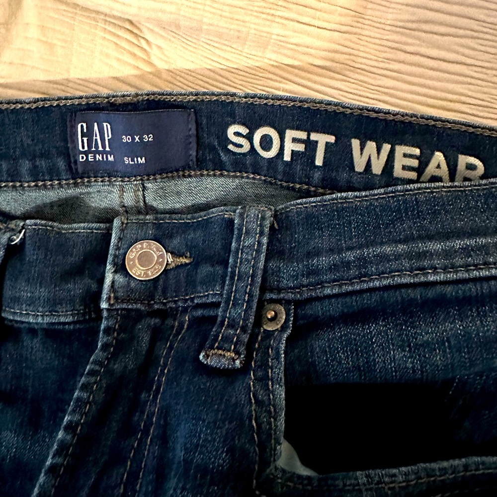 GapFlex Soft Wear Slim Fit Jeans with Washwell 30 x 32